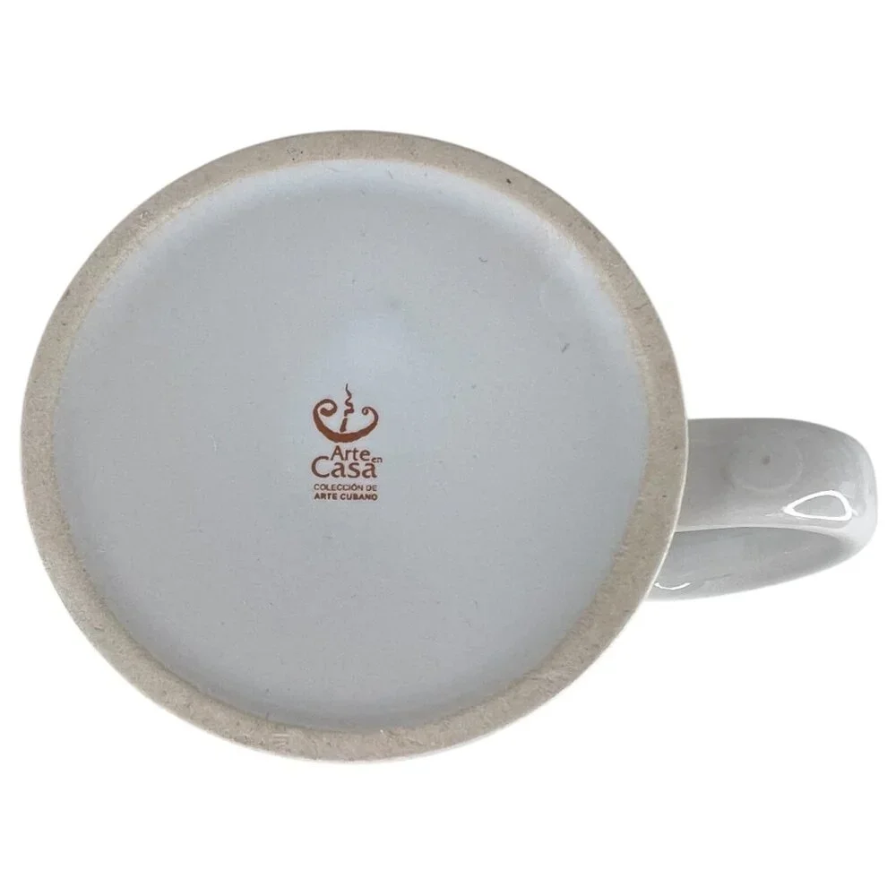 New Ileana Mulet Cuban Artist Ceramic Mug Arte En Casa Ciffee Cup Painter - Picture 7 of 7